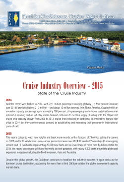 Cruise Industry Overview and Statistics - The Florida