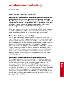 Dutch Design - I amsterdam