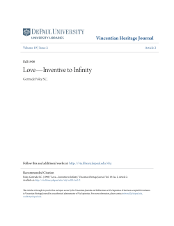 Love&mdash;Inventive to Infinity