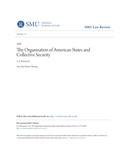 The Organization of American States and Collective