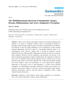 The Multidimensional Spectrum of Imagination: Images