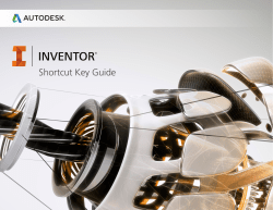 Inventor Shortcuts Guide PDF