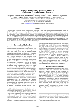 Instructions for Preparing LREC 2006 Proceedings