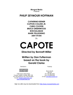 Press Kit - Mongrel Media