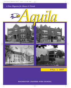 foundation news - Lourdes Foundation