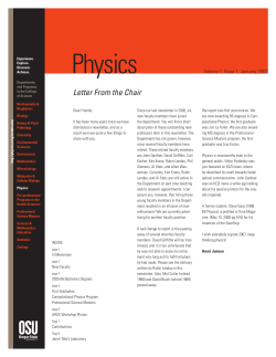 December 2006 - Department of Physics