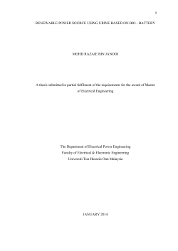 MOHD RAZAIE BIN JANODI A thesis submitted in partial