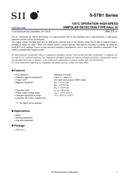 S-57B1 Series - SII Semiconductor Corporation