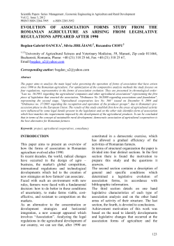 Read full article - Scientific Papers Series &ldquo;Management, Economic