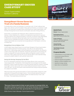 ENERGYSMART GROCER CASE STUDY