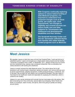 Meet Jessica - The Arc of Tennessee
