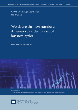 Words are the new numbers: A newsy coincident index of business