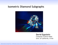 Isometric Diamond Subgraphs
