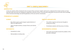 Sample Curriculum - Copyright protected