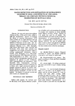 RAPID DETECTION AND ESTIMA nON OF EXTRANEOUS