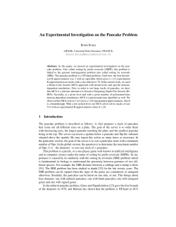 An Experimental Investigation on the Pancake Problem