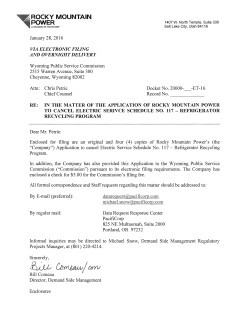 Docket 20000 490 ET 16
