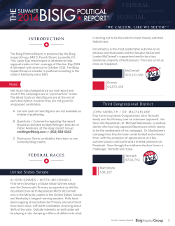 introduction federal races