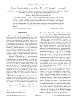 Breakup dynamics and the isotope effect in H3 and D3 dissociative
