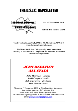 DSJC Newsletter November 2016