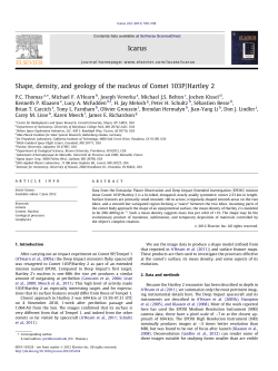 Shape, density, and geology of the nucleus of Comet 103P/Hartley 2