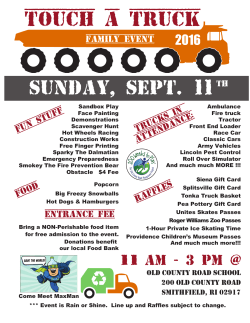 Raffles Fun Stuff Food Entrance Fee Family Event Trucks in