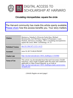 Full Text - Digital Access to Scholarship at Harvard