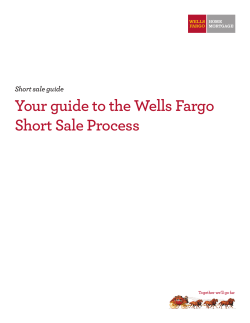 Short Sale Guide - Wells Fargo REOs