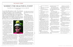 Helathful Food - Adventure Cycling Association