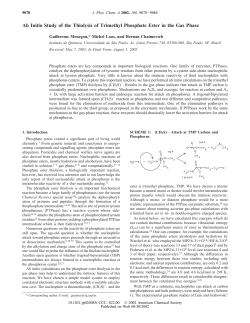 Ab Initio Study of the Thiolysis of Trimethyl Phosphate Ester in the