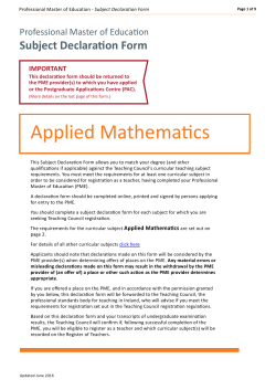 Applied Mathematics