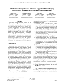 Mobile Stress Recognition and Relaxation Support