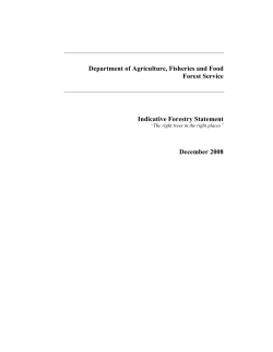 Indicative Forest Statement