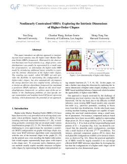 Nonlinearly Constrained MRFs - The Computer Vision Foundation