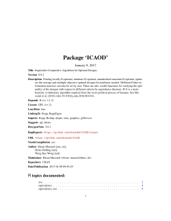 Package `ICAOD`