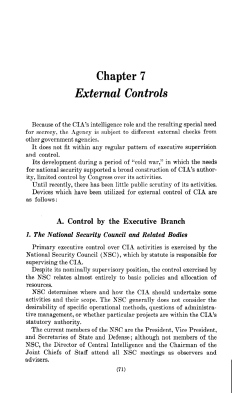 Commission on CIA Activities within the United States: Chapter 7