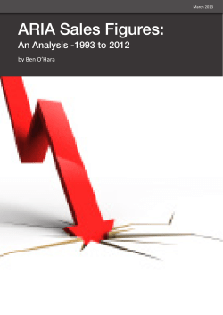 ARIA Sales Figures