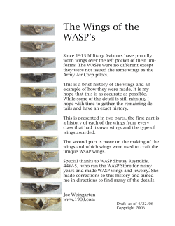 WASP History final
