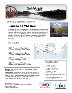 Canada by VIA Rail
