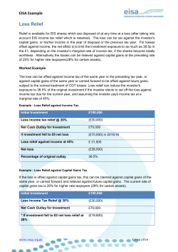 Loss Relief