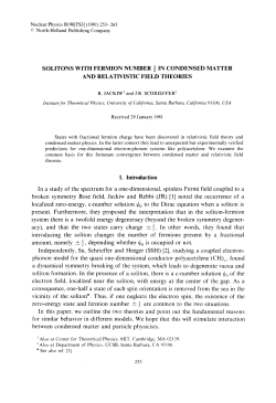 NPB solitons - Pacific Institute of Theoretical Physics