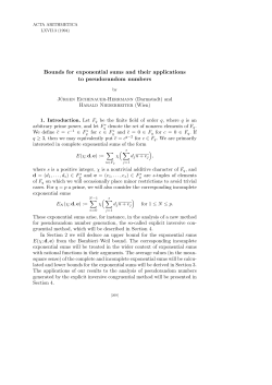 Bounds for exponential sums and their applications to