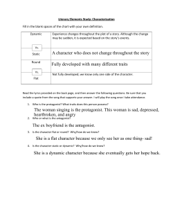 A character who does not change throughout the