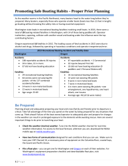 2016 Media Fact Sheet - Washington State Parks and Recreation