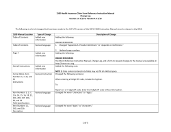 072016 v3.0 0212 Instruction Manual Change Log