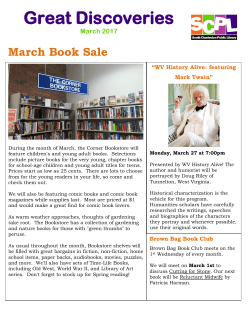 Great Discoveries - South Charleston Public Library