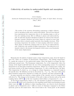 Collectivity of motion in undercooled liquids and amorphous solids