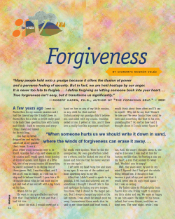 Forgiveness
