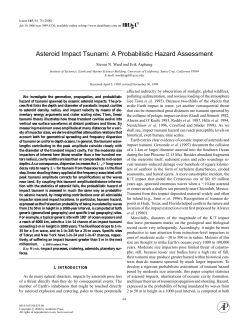 Asteroid Impact Tsunami: A Probabilistic Hazard Assessment