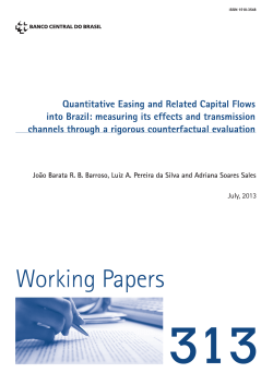 Working Paper Series